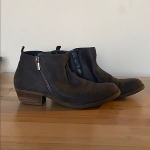 ⭐️3 for $15 Carlos navy booties with zipper